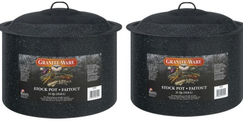 Granite Ware 21-Quart Stock Pot ONLY $16.08 (Regularly $36.99)