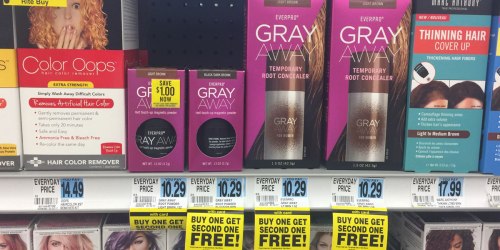 Rite Aid: Gray Away Temporary Root Concealer Just $1.15 Each After Ibotta (Regularly $10)