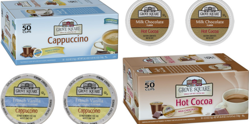 Amazon: Grove Square Cappuccino 50-Count K-Cups Only $5.28 Shipped (11¢ Per Cup!) + MORE