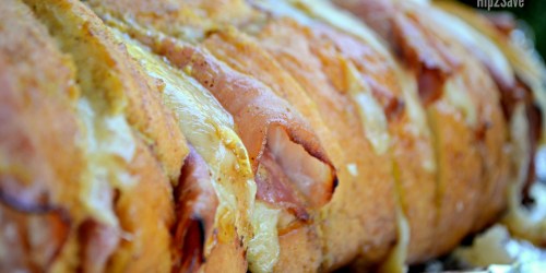 Grilled Ham and Cheese Pull-Apart Sandwiches (Fun Camping Meal Idea)