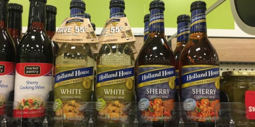 Target Shoppers! Holland House Cooking Wine Just 45¢ After Cash Back, Cheap Vinegar & More
