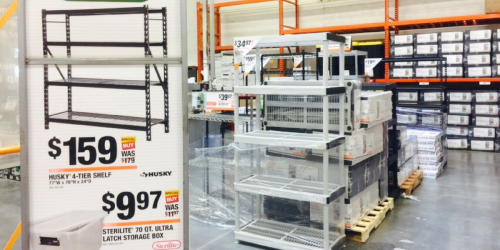 Home Depot: Save BIG On Shelving Units, Totes & More (Online & In Store)