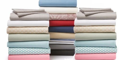 JCPenney: Home Expressions Twin Microfiber Sheet Set Just $5.25 Shipped (Regularly $30)
