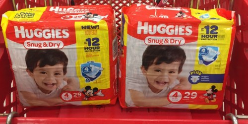 High Value $3/1 Huggies Diaper Coupon = Jumbo Pack Diapers $4.99 at Target & Walmart