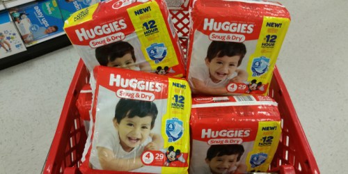 Target: Huggies Diaper Jumbo Packs and 184 Count Wipes Packs Only $3.94 Each (After Gift Card)