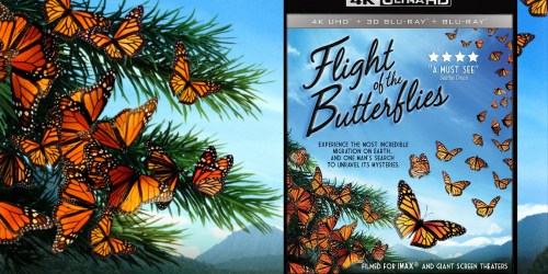 Flight Of The Butterflies 4K UHD + 3D Blu-ray + Blu-Ray Just $12.49