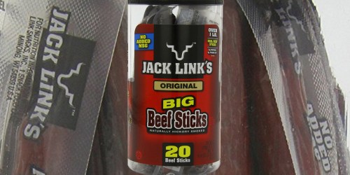 Amazon: Jack Link’s Original BIG Beef Sticks 20-Count Pack Only $10.56 Shipped (53¢ Per Stick)