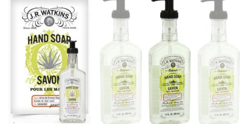 Amazon: J.R. Watkins Natural Hand Soap 6-Pack ONLY $17.95 Shipped (Just $2.99 Each)