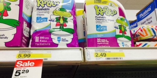 Target: Kandoo Wipes 200 Count Pack ONLY $3.73 (Just 2¢ Per Wipe!)