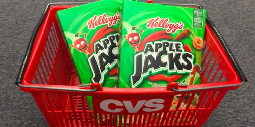 CVS Shoppers! Kellogg’s Apple Jacks Cereals ONLY 99¢ Per Box (After Cash Back)