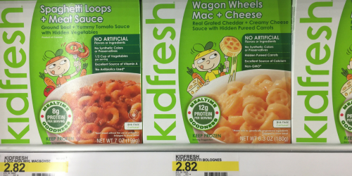Target: KidFresh Frozen Meals ONLY $1.28 Each (After Cash Back)