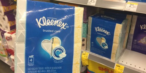 Walgreens: Kleenex Tissues 4-Pack Only $2.24 After Cash Back (Just 56¢ Per Box)