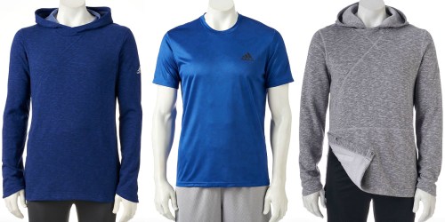 Kohl’s Cardholders! Over 80% Off Men’s Adidas Apparel – $9.80 Hoodies, $11.20 Shorts + More