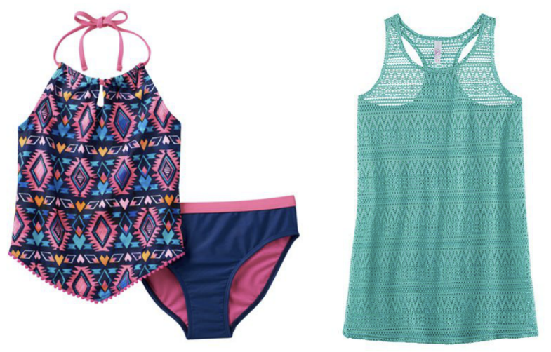 kohls girls swim