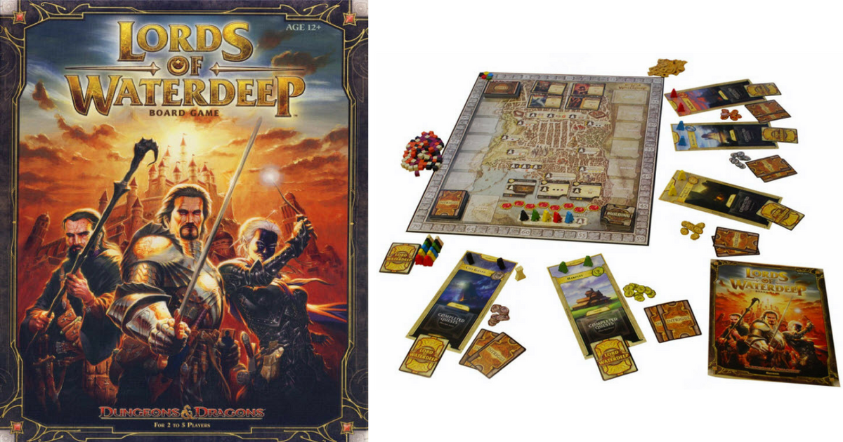 Игра лорды. Lords of Waterdeep настольная игра. Dungeons and Dragons Lords of Waterdeep. DND Lords of Waterdeep. Лорды Уотердипа.