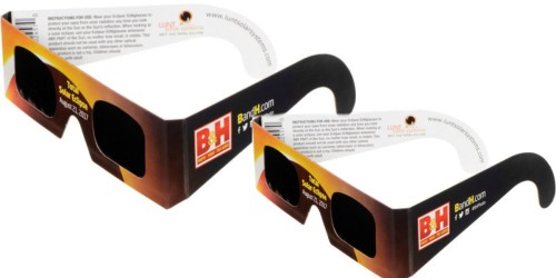 Solar Eclipse Viewing Glasses 5-Pack Only $4.99 Shipped (Just $1 Per Pair)