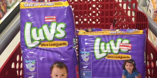 Target Clearance: $3.94 Luvs Jumbo Pack Diapers, $4.78 Huggies Jumbo Pack Diapers & More