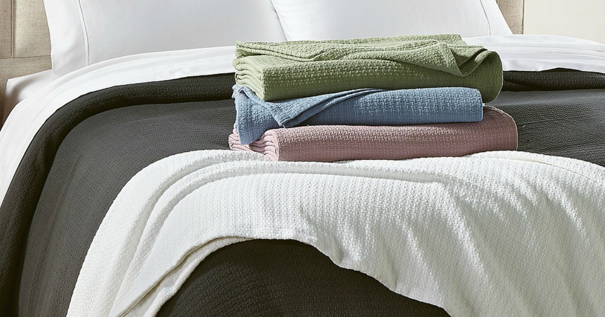 Macy's Ralph Lauren Classic 100 Cotton Blankets Only 23.99
