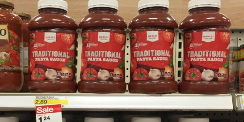 Target: Market Pantry Pasta Sauce Huge 45oz Jars Only $1.18 (Regularly $2.89) – No Coupons Needed