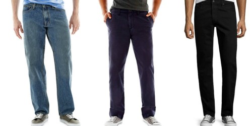 JCPenney: 3 Pairs Men’s Arizona Jeans or Chinos Just $44 Shipped (Only $14.70 Per Pair)
