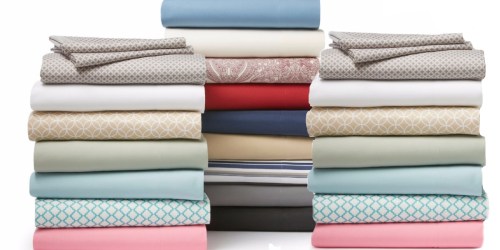 JCPenney: Microfiber Twin Sheets Sets ONLY $4.90 (Regularly $30)