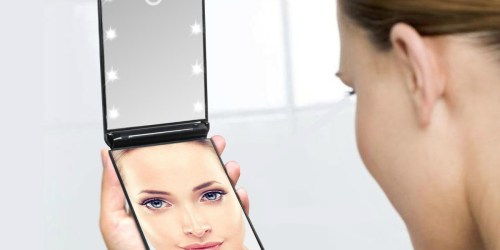 Amazon: HotLife Portable LED Makeup Mirror Just $8.99 (Regularly $19.99)