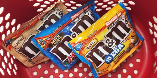 Target: New 25% Off M&M’s Cartwheel Offer = Big Sharing Size Bags Only 49¢ (Regularly $3)