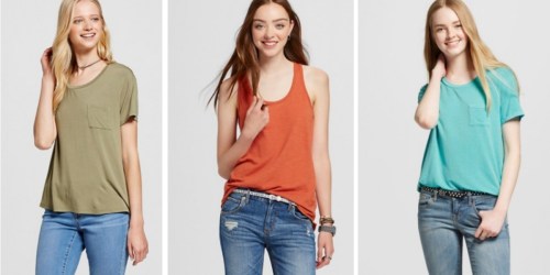Target: Mossimo Women’s Tees & Tanks Just $4.20 Each + More