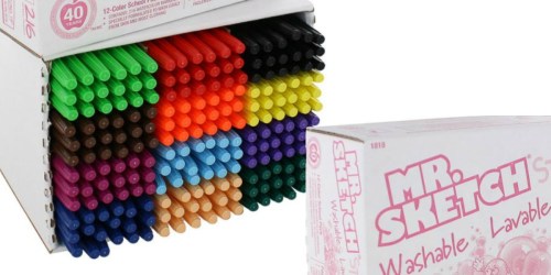 216 Mr. Sketch Washable Watercolor Markers ONLY $19.99 Shipped (Just 9¢ Each)