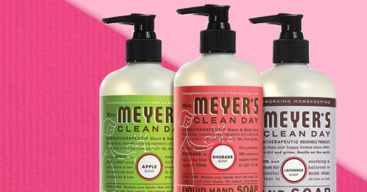 Amazon Prime Mrs. Meyer's Hand Soap Bottles 3Packs Starting at 7.60