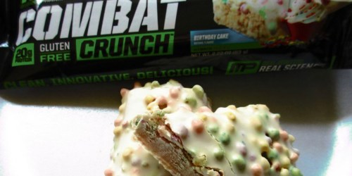 Amazon: MusclePharm Combat Crunch Protein Bars 12-Count ONLY $15.48 Shipped (Just $1.29 Per Bar)
