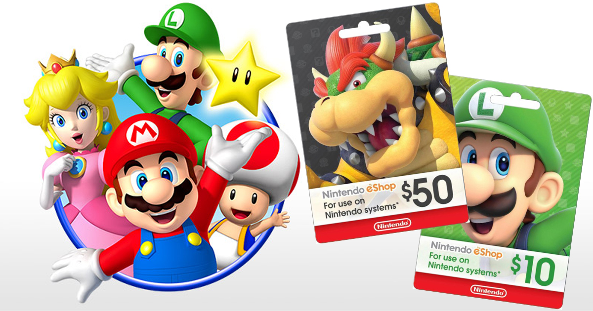 Nintendo $50 eShop Gift Card