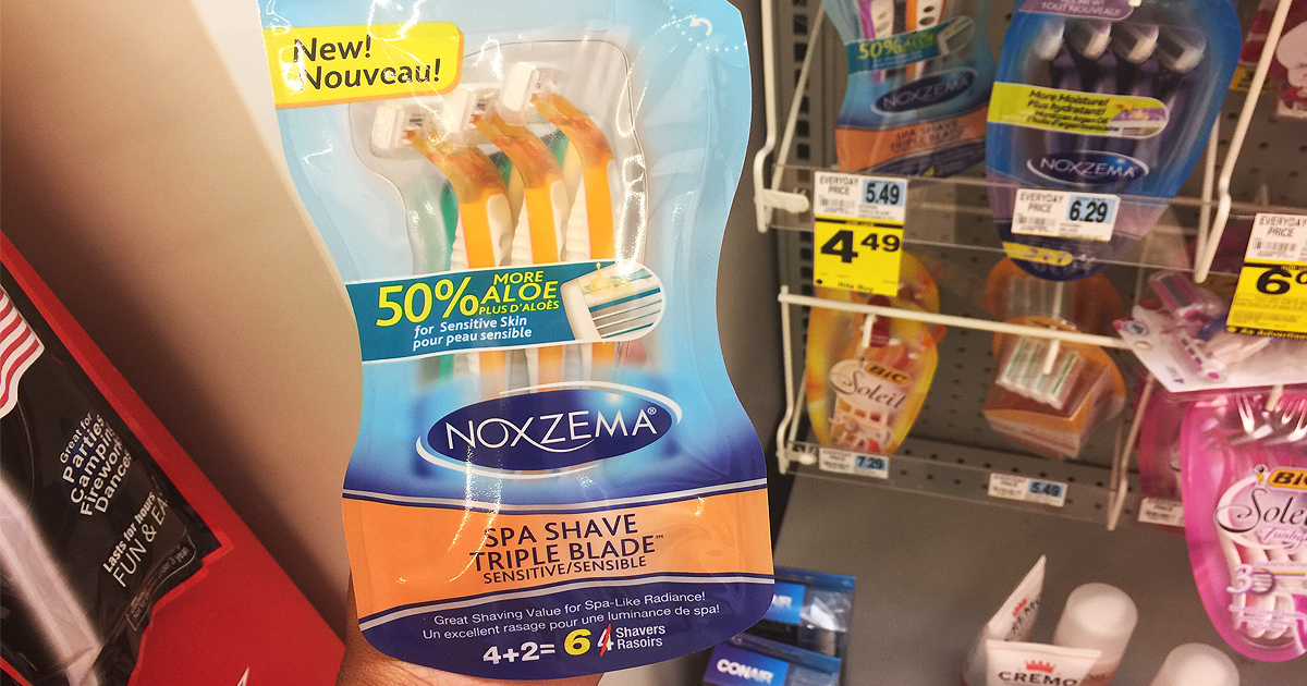 Rite Aid: Noxzema Razor Multi-Pack Only $2.49 - Just Use Load2Card Coupon