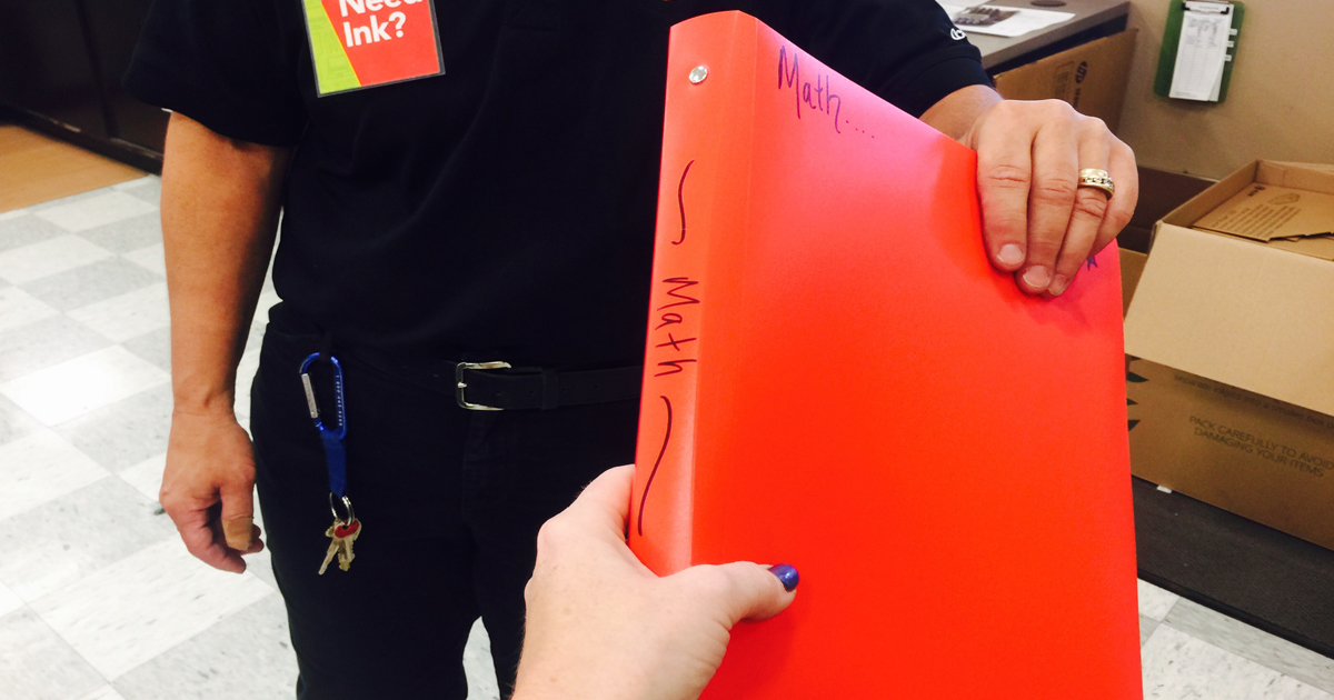 Office Depot/OfficeMax Recycle Your Old Binder & Save 2 Off ANY New