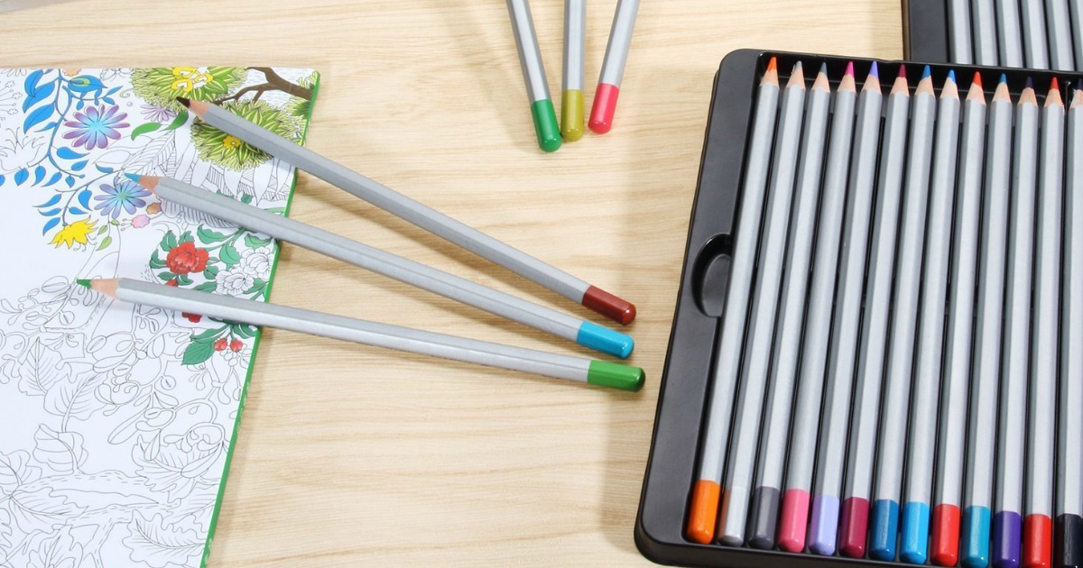 Amazon Ohuhu Colored Pencils 72Count Pack w/ Tin Case ONLY 9.89