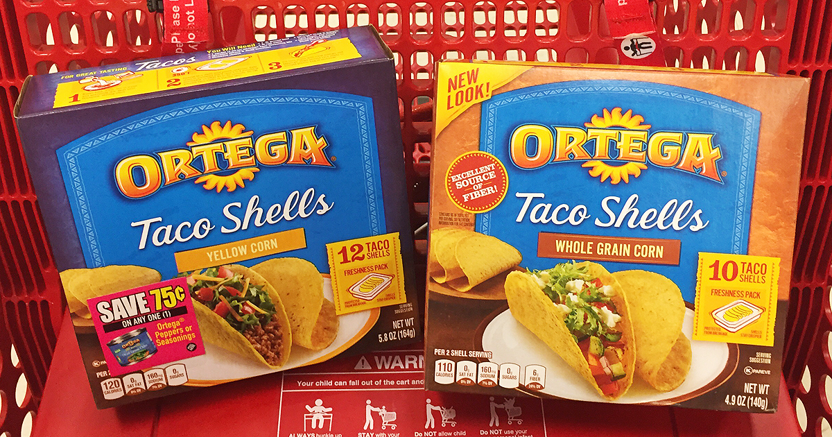 Target Ortega Taco Shells Only 72¢ Per Box & More • Hip2Save