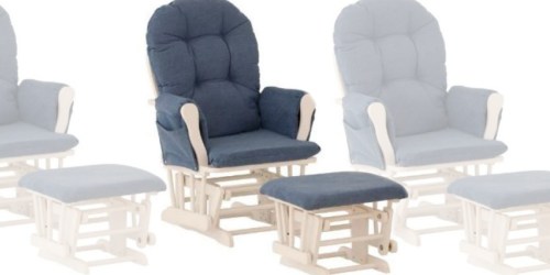 Stork Craft Glider Chair and Ottoman Only $89.48 (Regularly $200)
