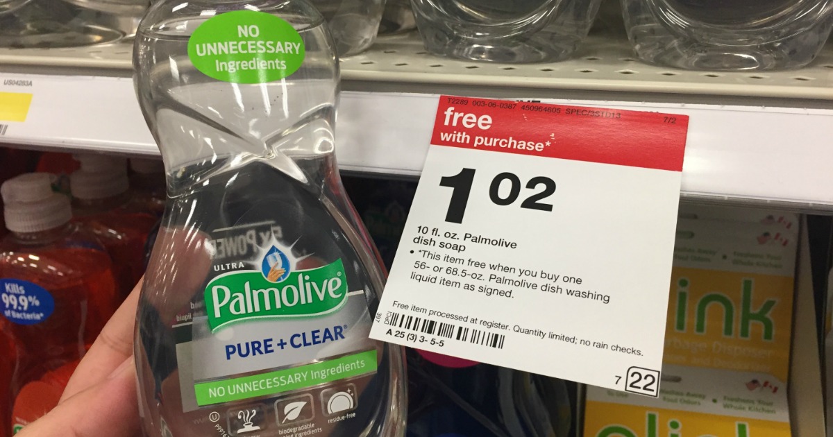 Print a New Palmolive Coupon for HUGE Savings at Target (After Cash Back)