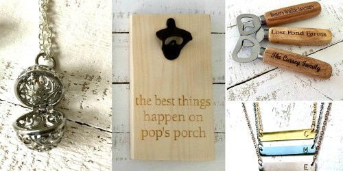 Great Gift Ideas! Engraved Wooden Bottle Opener $9.59 Shipped + Wish Box Necklace $11.99 Shipped