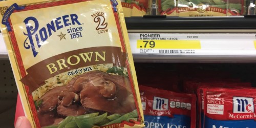 Target: Pioneer Gravy Mix Packets as Low as 40¢ Each