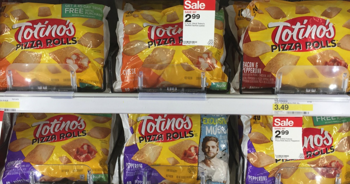 Target Totino's 40 Count Pizza Rolls Only 1.64 (Regularly 3.49)