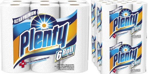 Amazon: Plenty Paper Towels 24-Rolls ONLY $16.58 Shipped (Just 69¢ Per Roll)