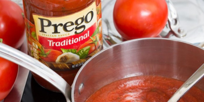 New $1/1 Prego Sauce Coupon = Only 99¢ at Target (Regularly $2)