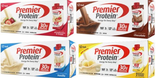 Sam’s Club: Premier Protein Shakes 12-Pack Only $12.66 (Just $1.06 Each)
