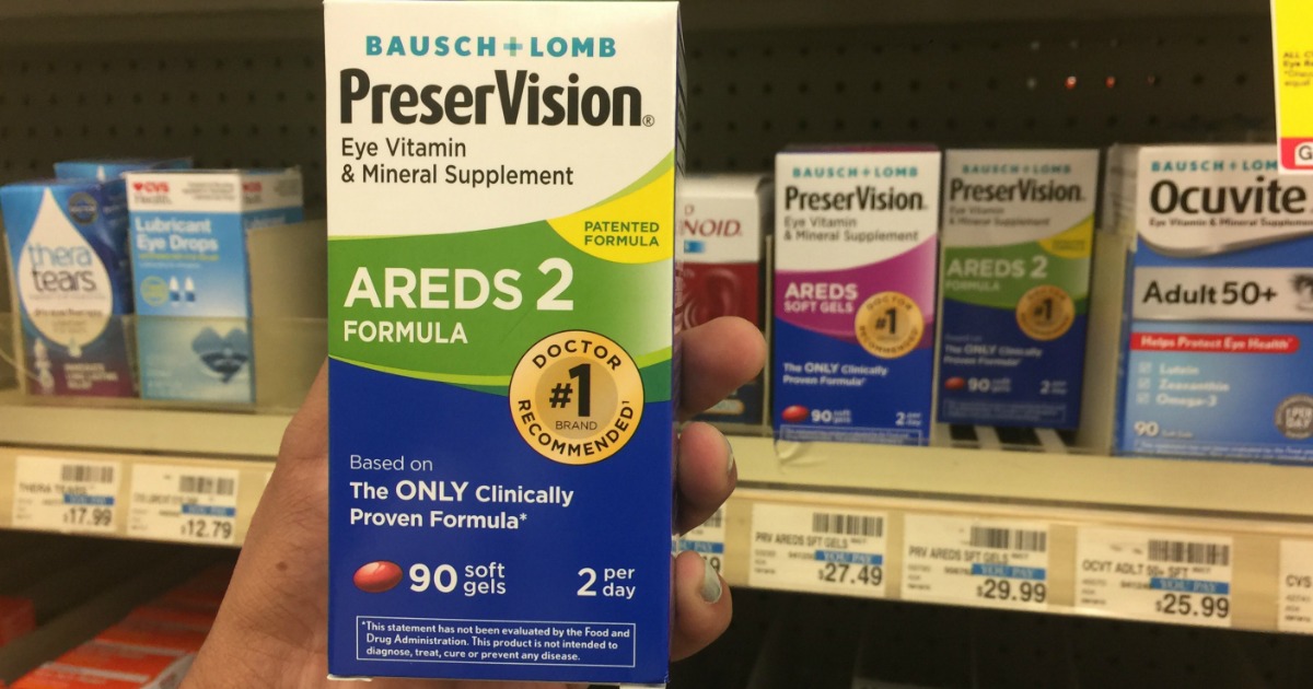 High Value 5/1 PreserVision Eye Vitamins Coupon = 50 Off at CVS