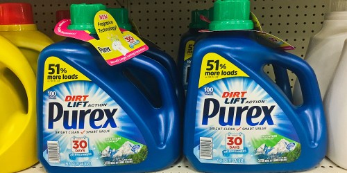 Target: Purex HUGE 128oz Laundry Detergent Only $4 Each After Ibotta