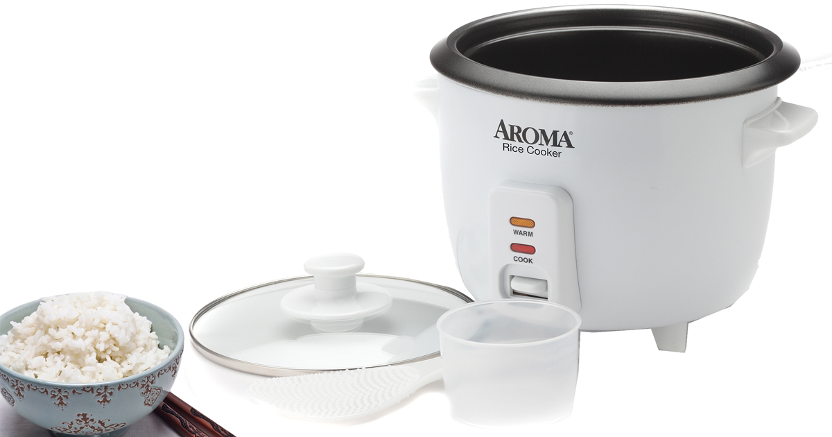 Aroma 6Cup Rice Cooker Only 10.88 (Regularly 20)