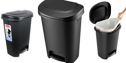 Rubbermaid 13-Gallon Step On Trash Can Only $15