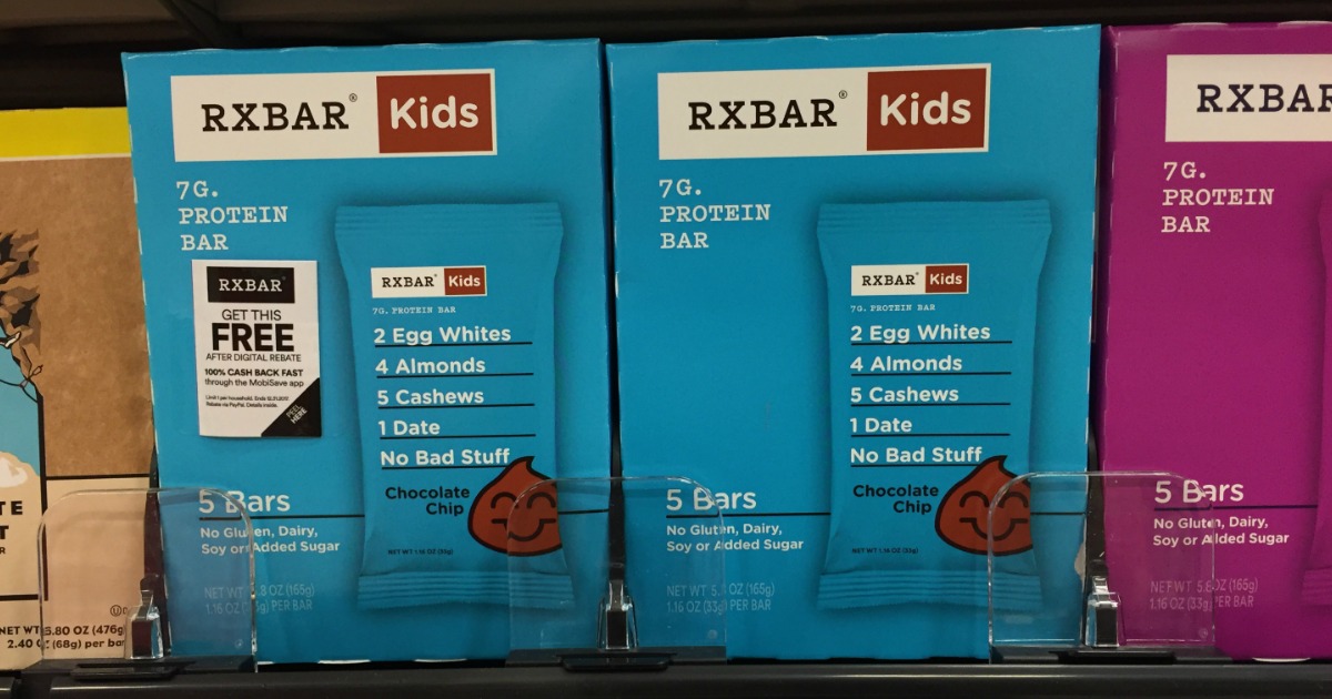 Target RXBar Kids 5Pack ONLY 1.69 After Cash Back (No Coupons Needed