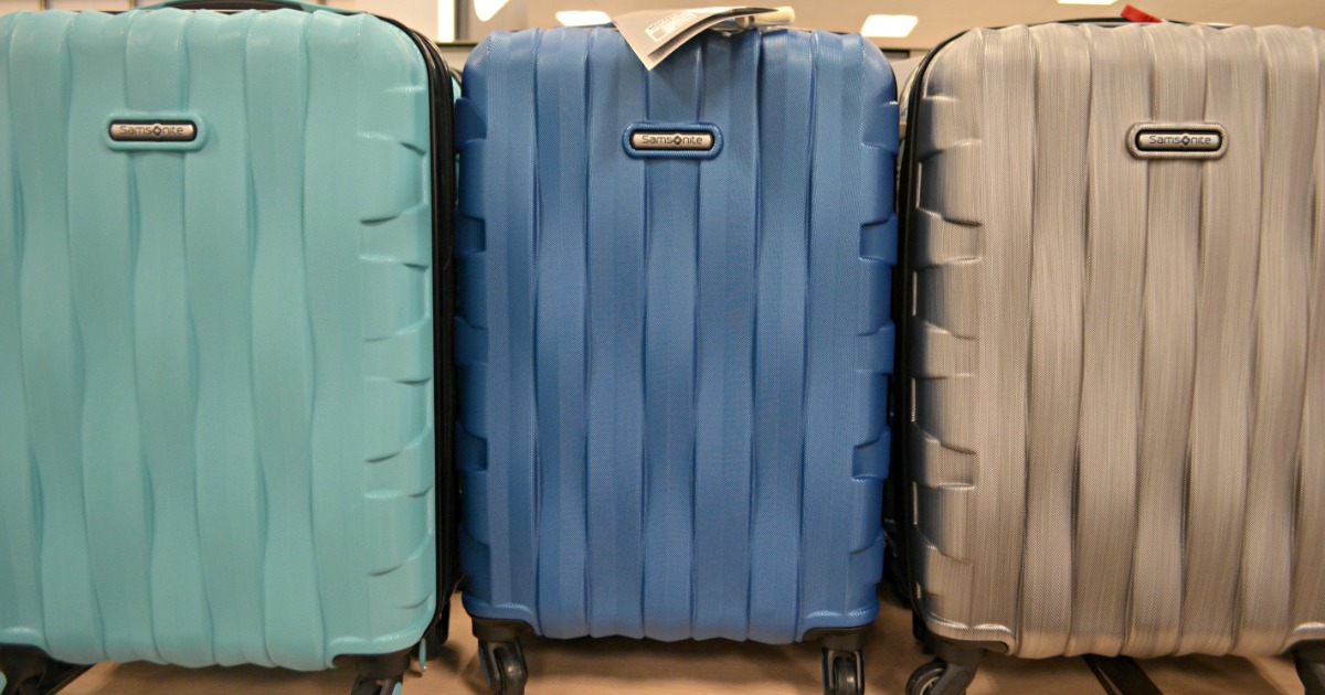 kohls samsonite spinner luggage